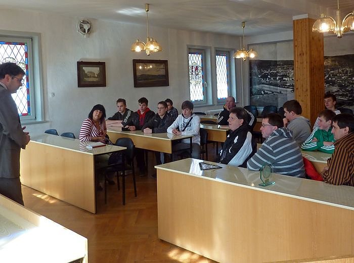 Bild: Besuch im Rathaus