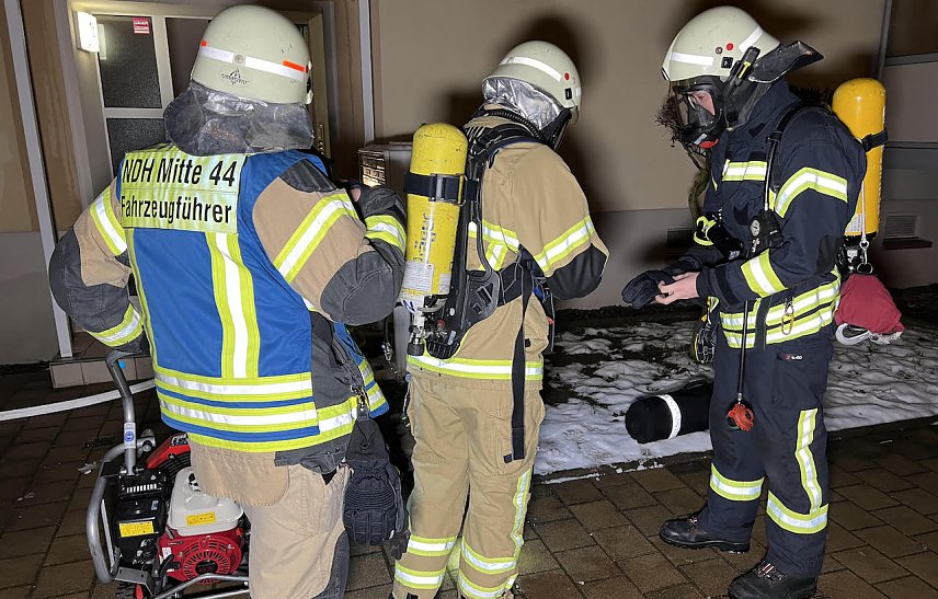 Bild: Einsatz der Feuerwehren in Nordhausen