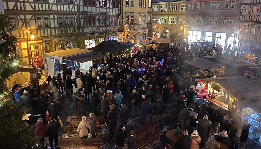 Bild: Auftakt des diesj&auml;hrigen Weihnachtsmarktes auf dem Neumarkt