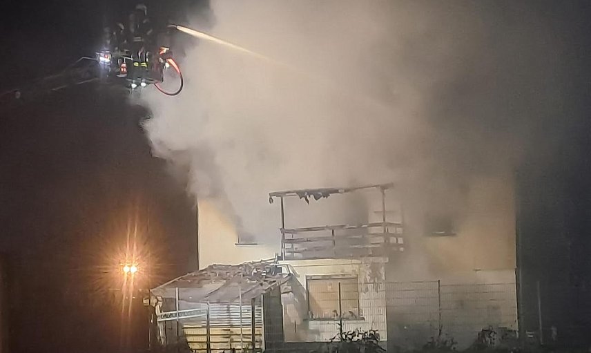 Bild: Brand in Niedergebra