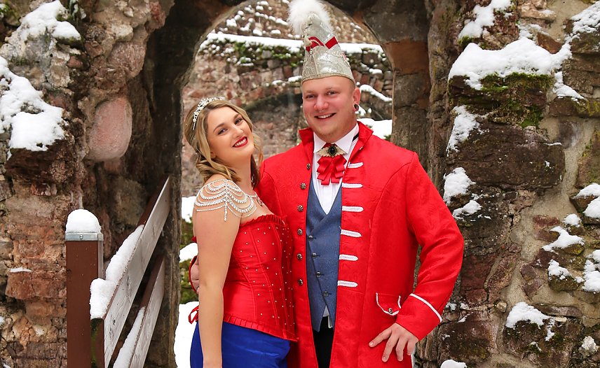 Bild: Prinzessin Chantal I. und Prinz Kevin III. wollen Landesprinzenpaar werden