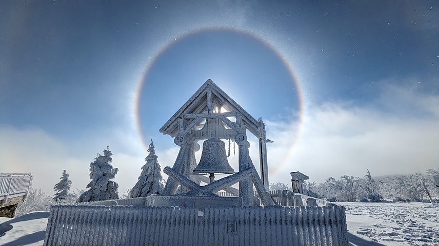 Bild: Wundervoller Anblick auf dem Fichtelberg Foto 1