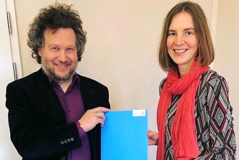 Bild: Ernennung von Professorin Sandra Meusel an der HS Nordhausen durch Prof. Dr.-Ing. Viktor Wesselak