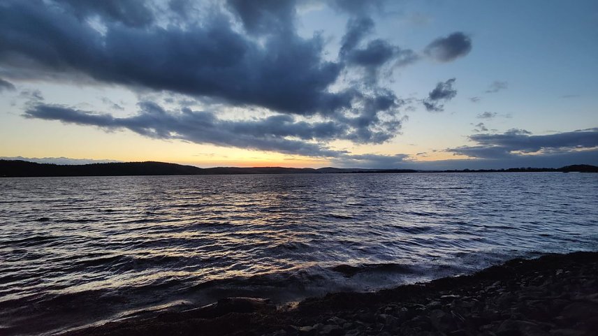 Bild: Der Stausee Kelbra am 26. Dezember