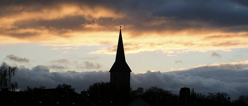 Bild: Abendstimmung &uuml;ber Nordhausen