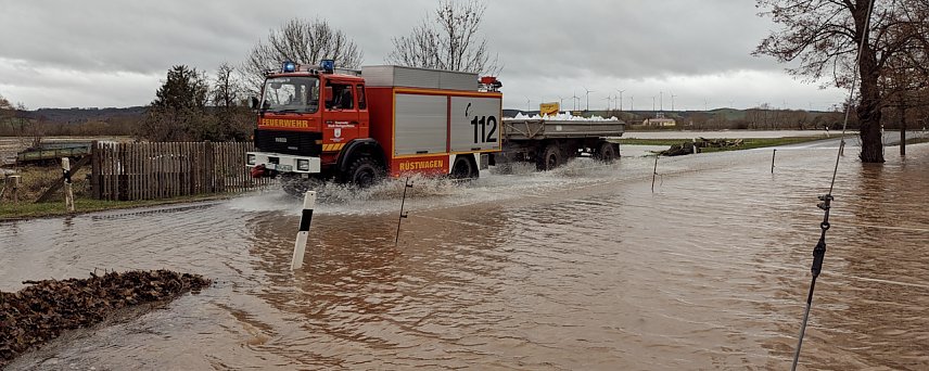 Bild: Flut in Windehausen, Dezember 2023