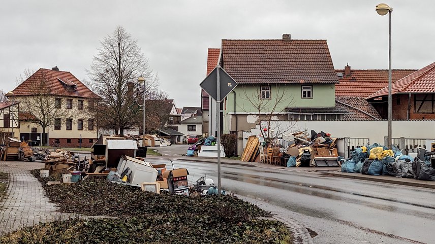 Bild: Windehausen nach der Katastrophe