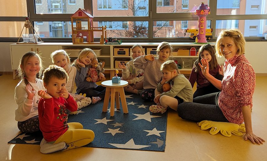 Bild: Erster Tag in der Kita Schlossparkspatzen