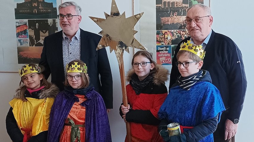 Bild: Sternsinger in der CDU-Kreiszentrale