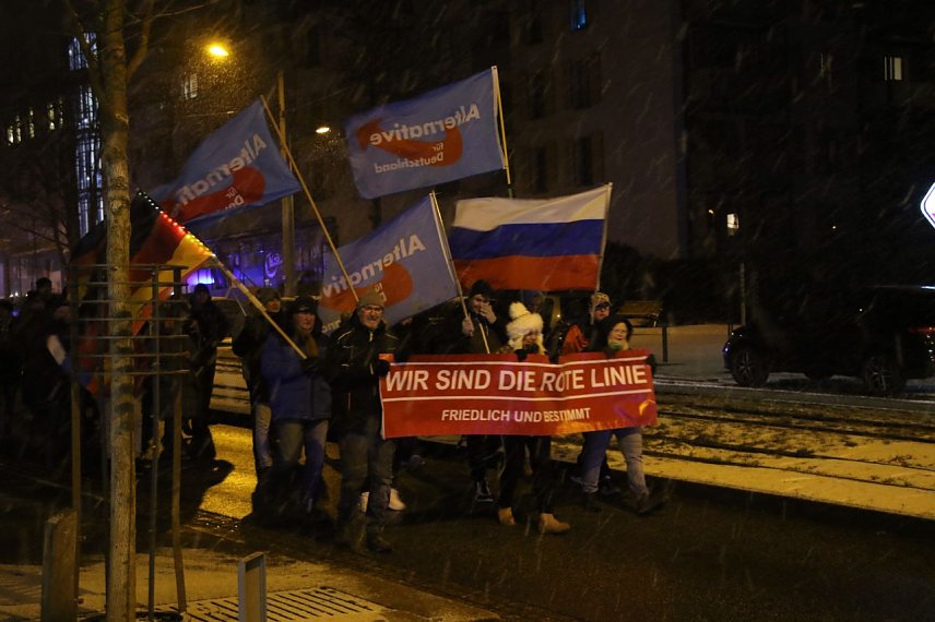 Bild: Demonstration in Nordhausen