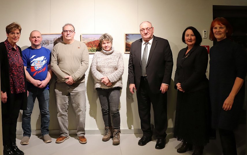 Bild:  v.l.n.r. Heike Stolle, Andreas Grunwald, Eckbert John, Astrid Koschorreck, Egon Primas, Susanne Hinsching, Silke Staubitz