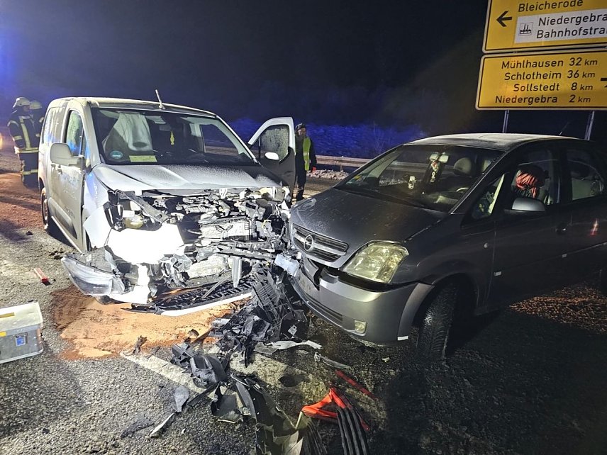 Bild: Unfall bei Bleicherode