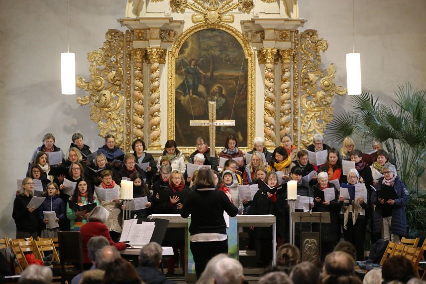 Bild: Frauenchor-Projekt in der St.-Marien-Kirche in Bleicherode