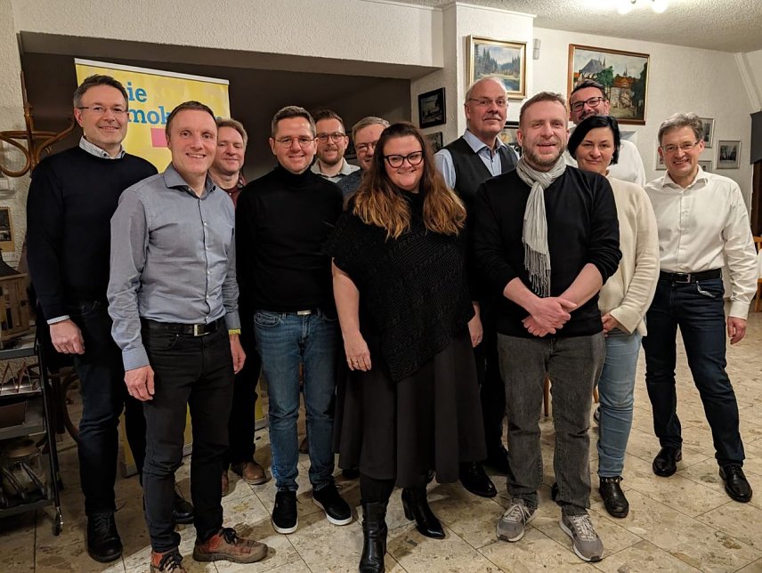Bild: Die Nordh&auml;user FDP hat ihre Liste f&uuml;r die Stadtratswahl aufgestellt