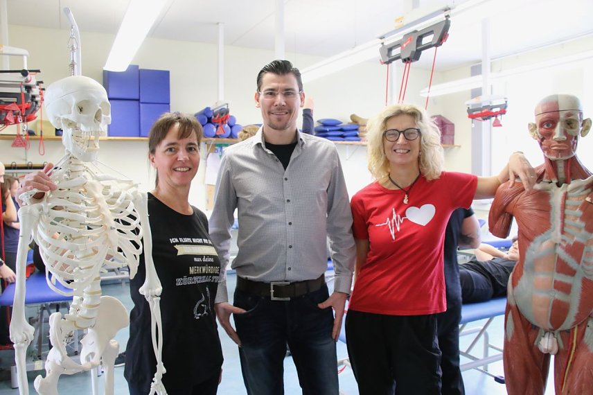 Bild: v.l.: Kristin Krau&szlig;, Philipp Hoinkes und Mirka Fleischer