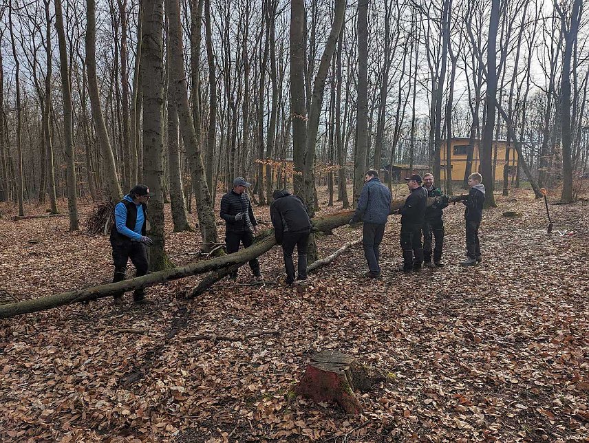 Bild: Mountainbikestrecke zum 33. Possenlauf vorbereitet