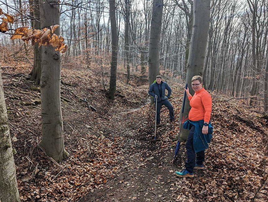 Bild: Mountainbikestrecke zum 33. Possenlauf vorbereitet