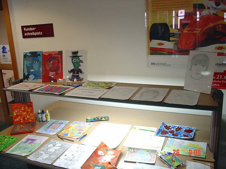 Bild: Kunstausstellung Regelschule Ebeleben