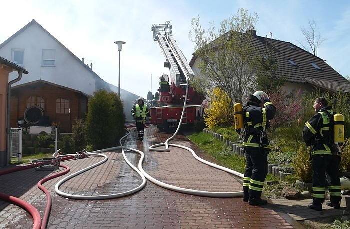 Bild: Brand in Hesserode