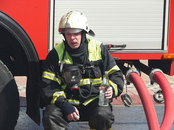 Bild: Brand in Hesserode