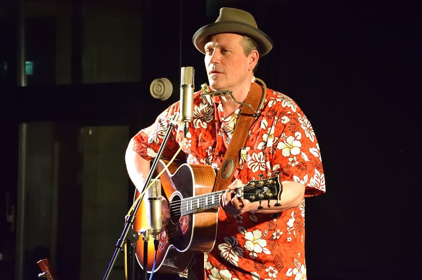 Bild: Ronald Heinrich live im Panoramamuseum Bad Frankenhausen