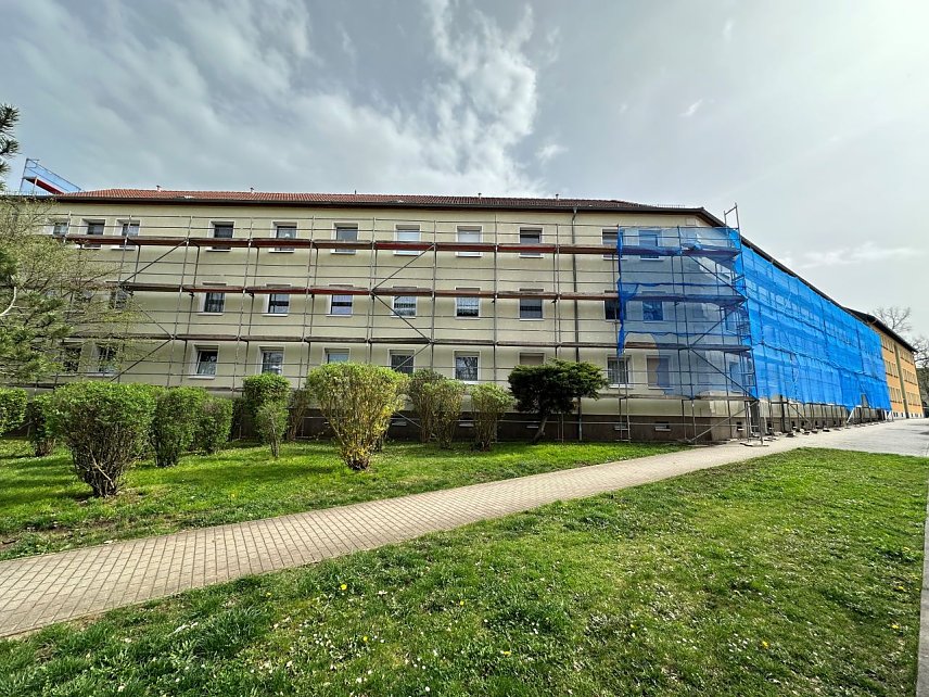 Bild: Balkonbau bei der WBG