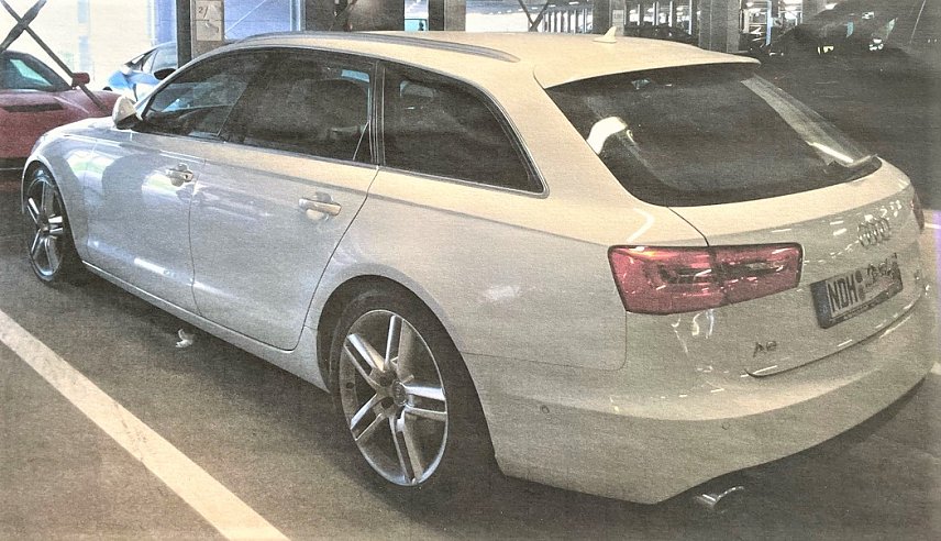 Bild: Eines der gestohlenen Fahrzeuge