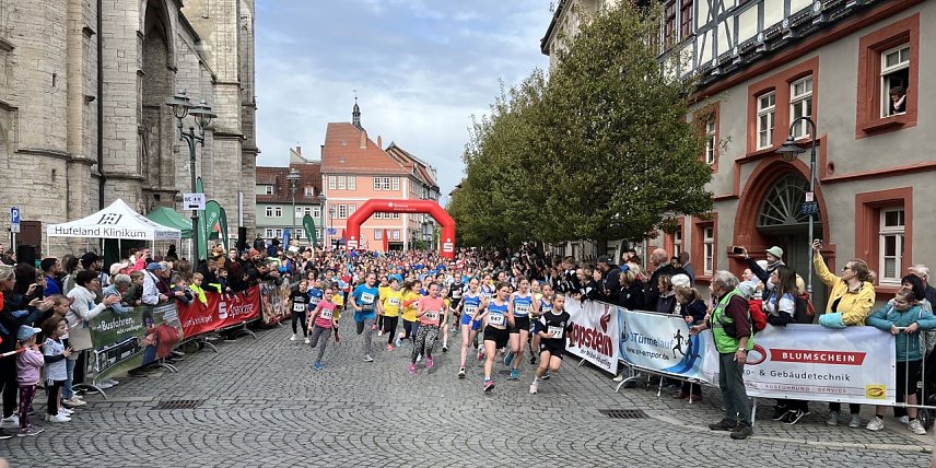 Bild: Der erste Start des Tages um 9.30 Uhr