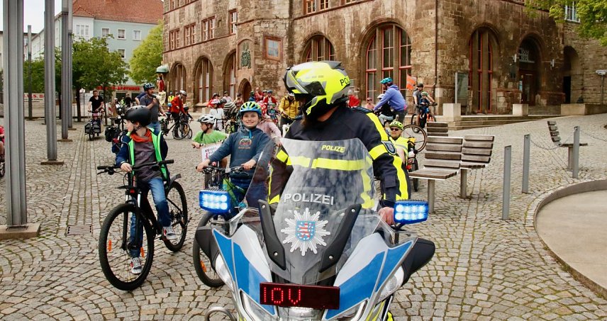 Bild: "Kidical Mass" Fahrraddemo am Sonntag in Nordhausen