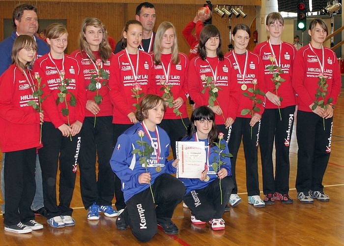Bild: Erfolgreiche Handball-M&auml;dels