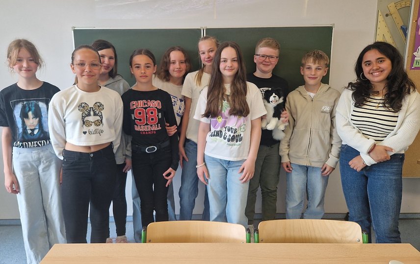 Bild: Sch&uuml;ler der 5. Klasse 