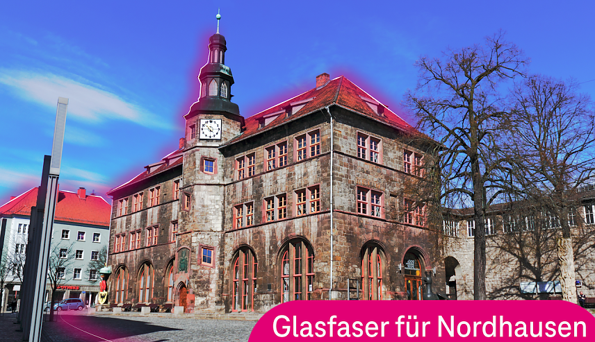 Bild: Telekom baut Glasfaserkabel in Nordhausen aus