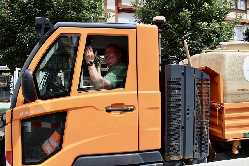 Bild: Vorbereitungen zum 211. Brunnenfest in Bad Langensalza