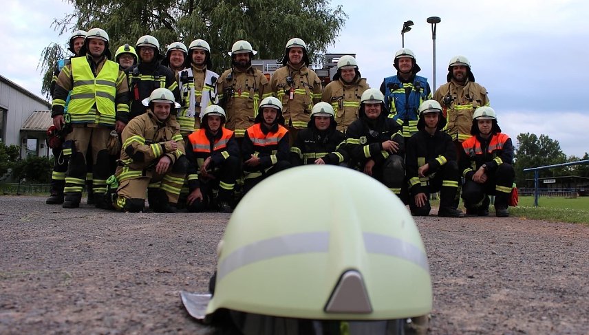 Bild: Feuerwehr&uuml;bung in Sundhausen
