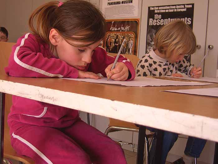 Bild: Kinder malen 