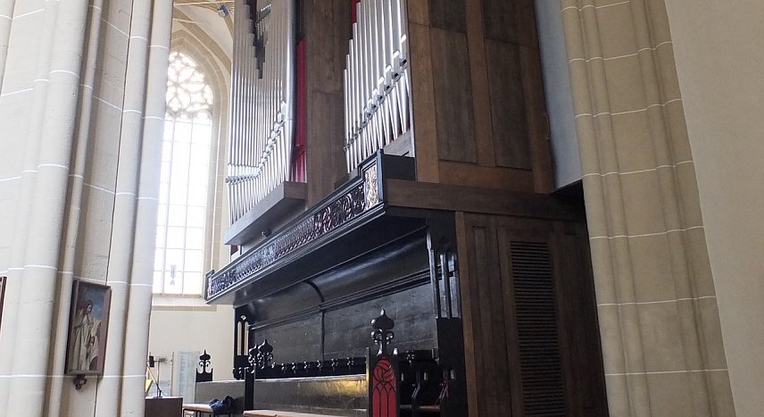 Bild: Die Klais-Orgel im Nordh&auml;user Dom