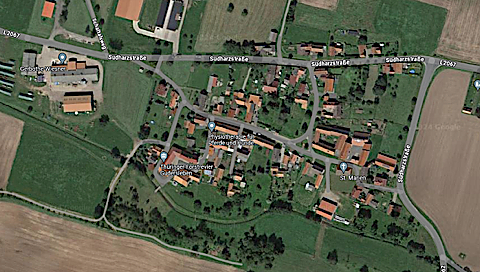 Bild: Stra&szlig;enplan Obersachswerfen