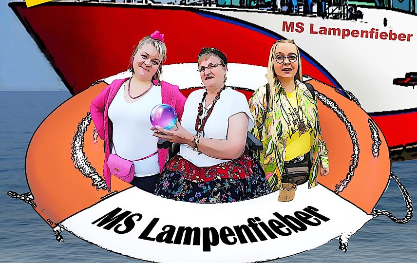 Bild: Wollen i9m August in den See stechen: Die Weiber der Hochst&auml;dter Theaterb&uuml;hne