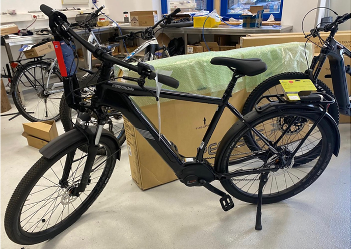 Bild: Schwarzes E-Bike der Marke Cannondale wird vermisst