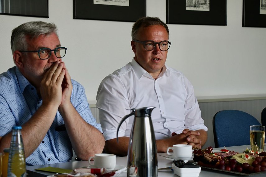 Bild: Der CDU Spitzenkandidat f&uuml;r die Landtagswahl war heute in Nordhausen zu Gast