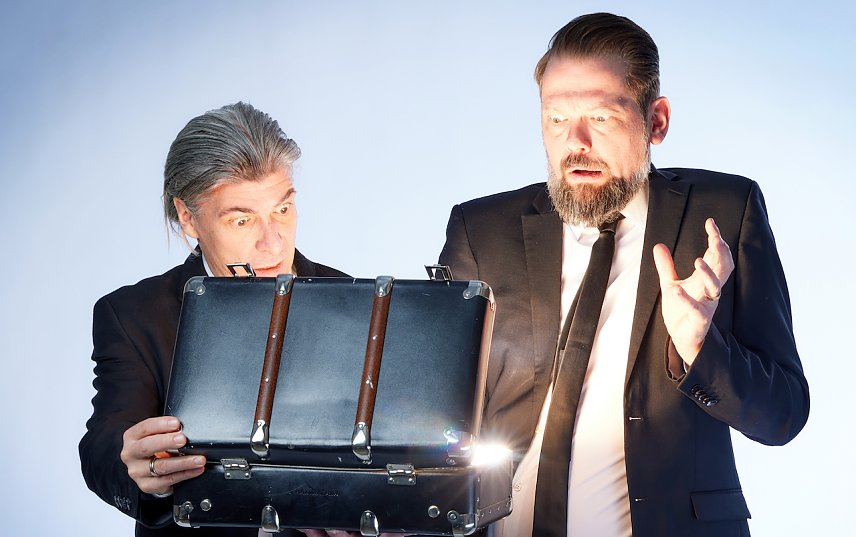 Bild: Das Satire-Duo ONKel fISCH mit KofferKLEIN