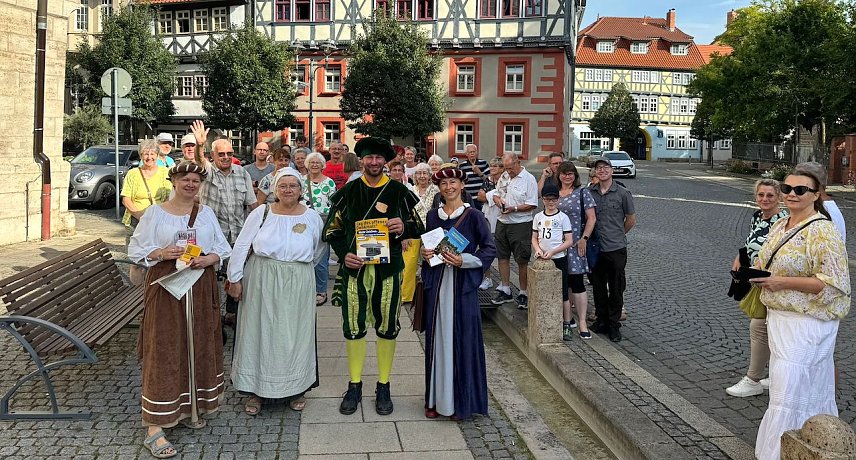 Bild: Bad Langensalzaer G&auml;ste und ihre F&uuml;hrer