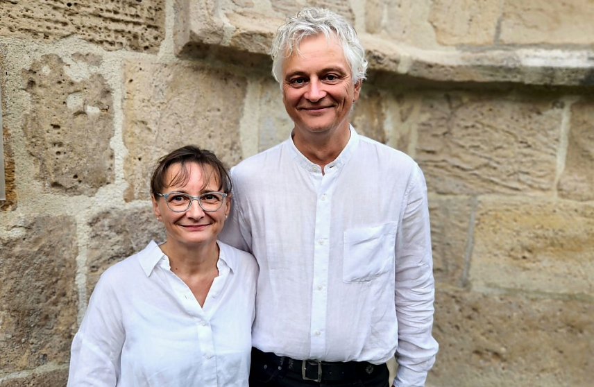 Bild: Petra und Dirk Lehner Anfang September vor der St.-Marien-Kirche in Bleicherode