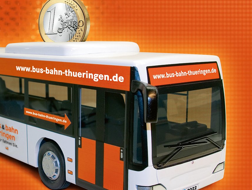 Bild: Ein-Euro-Tag in Th&uuml;ringer Bussen 