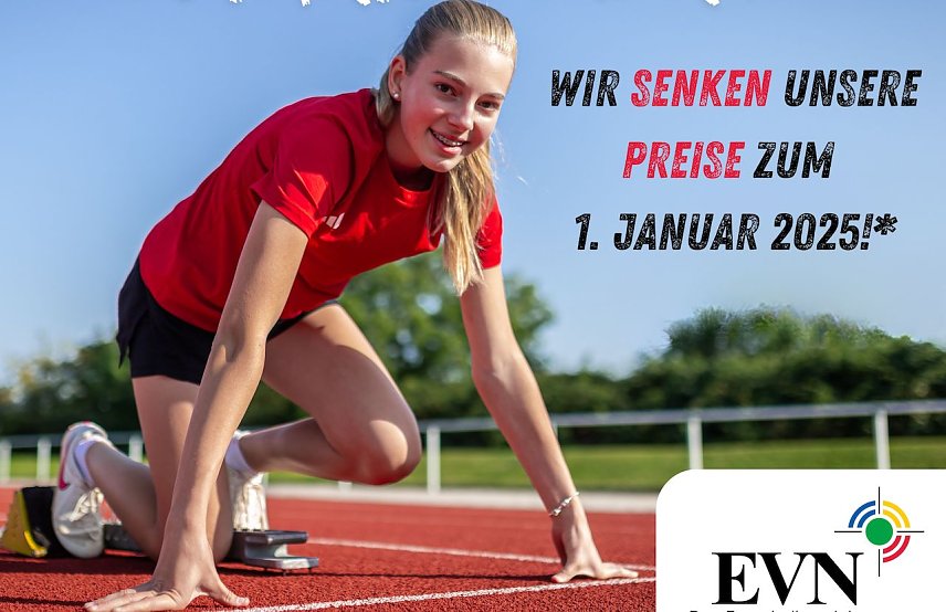 Bild: In den Startl&ouml;chern: Ab Januar senkt die EVN die Preise 