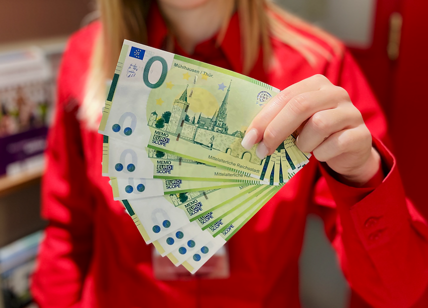 Bild: Der neue Null Euro Sammelgeldschein