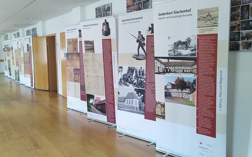 Bild: Ausstellung "Gedenkort Siechenhof"