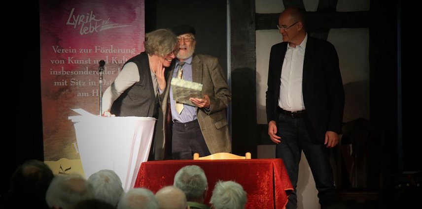 Bild: Im Tabakspeicher wurde heute der Literaturpreis Harz verliehen