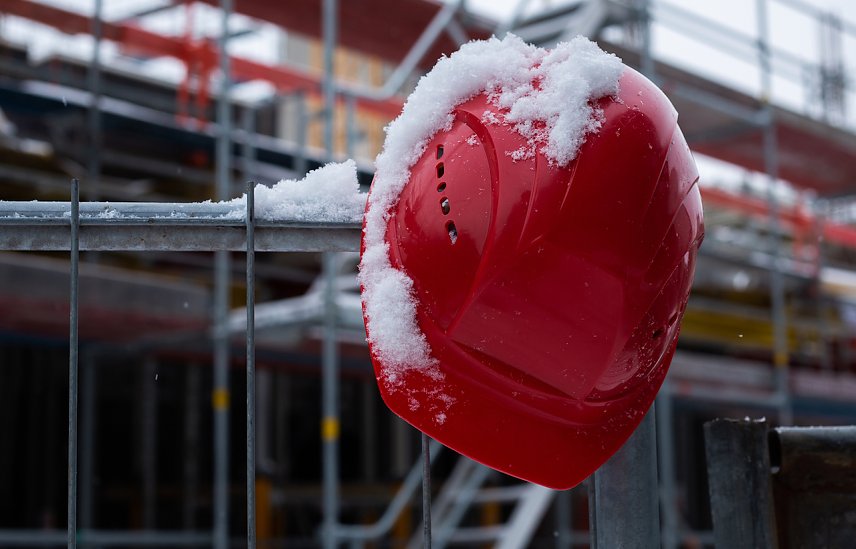 Bild: Kurzarbeitergeld im Winter f&uuml;r Bauarbeiter
