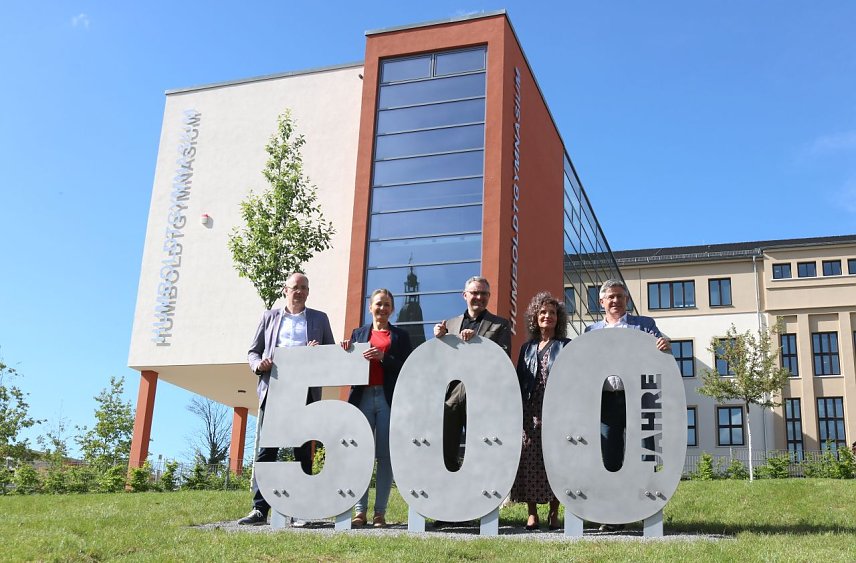 Bild: Grund zum feiern gab es 2024 auch: 500 Jahre h&ouml;here Bildung in Nordhausen zelebrierte man am Humboldt-Gymnasium